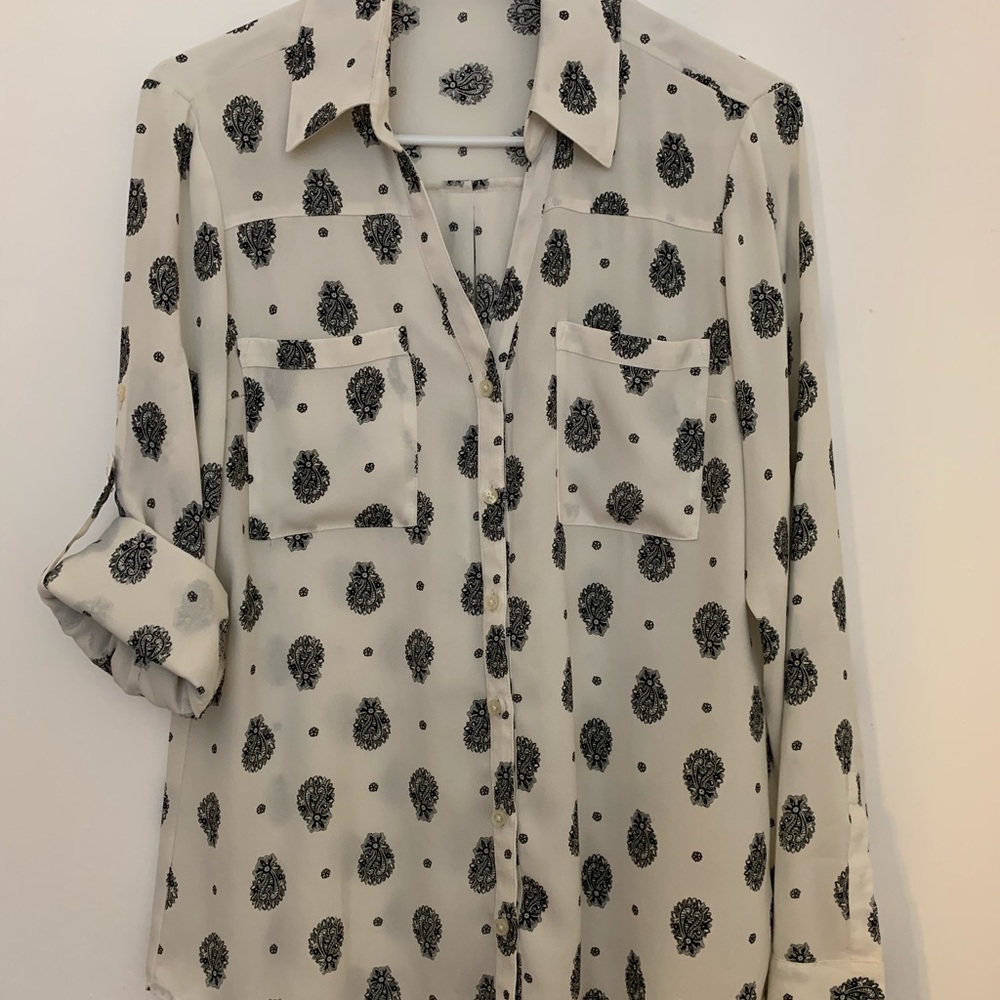 EXPRESS - CONVERTIBLE PORTOFINO SHIRT - SIZE:M